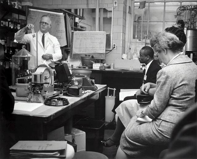 A clinician supporting a patient